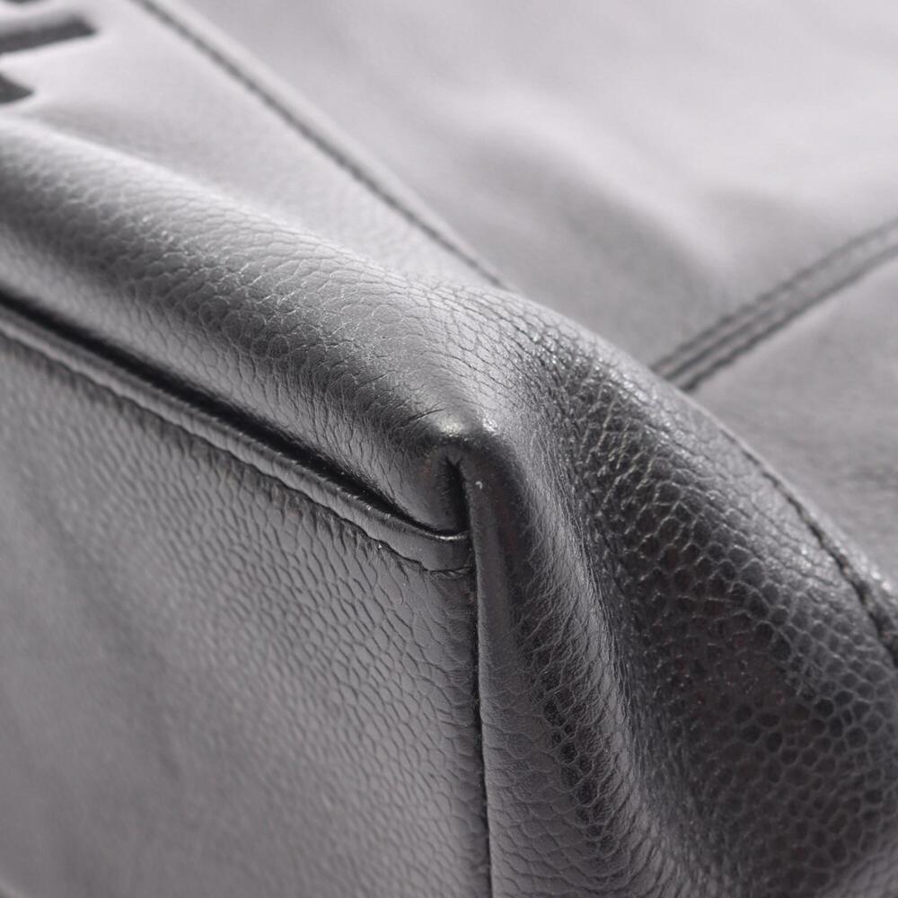 CHANEL Black Caviar Leather Tote Bag - Picture 6 of 9